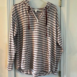 Striped Market & Spruce Hoodie